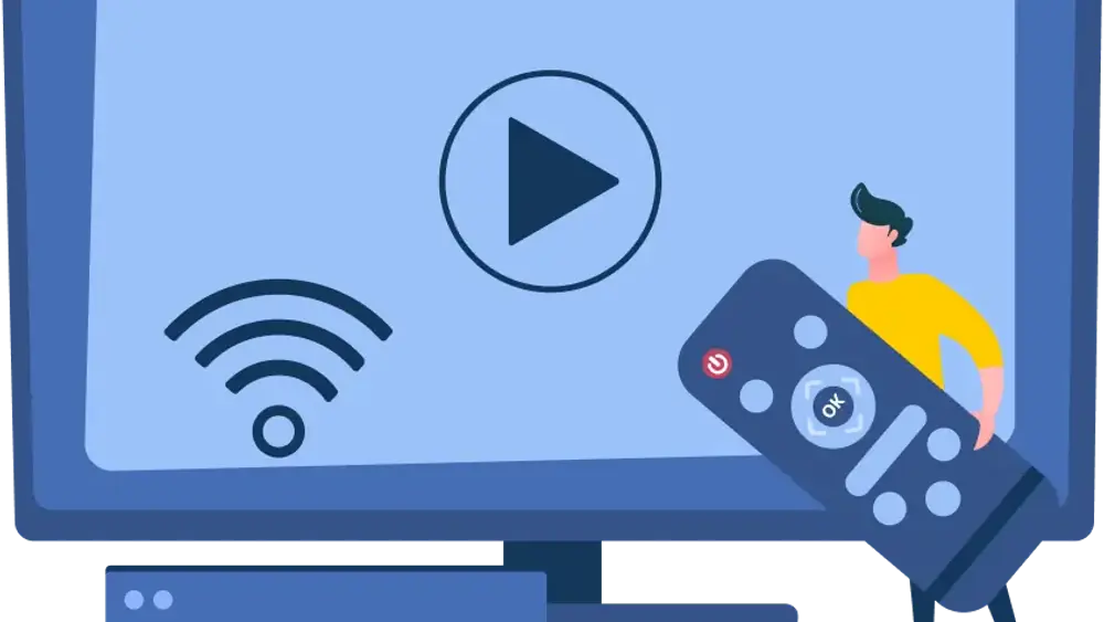 Verschiedene IPTV Geräte für den IPTV Anbieter Vergleich nebeneinander auf dem Tisch