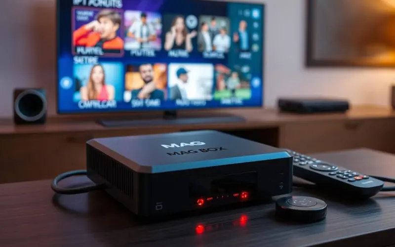 IPTV Installation auf der MAG Box: Portal-Einstellungen auf dem Fernseher